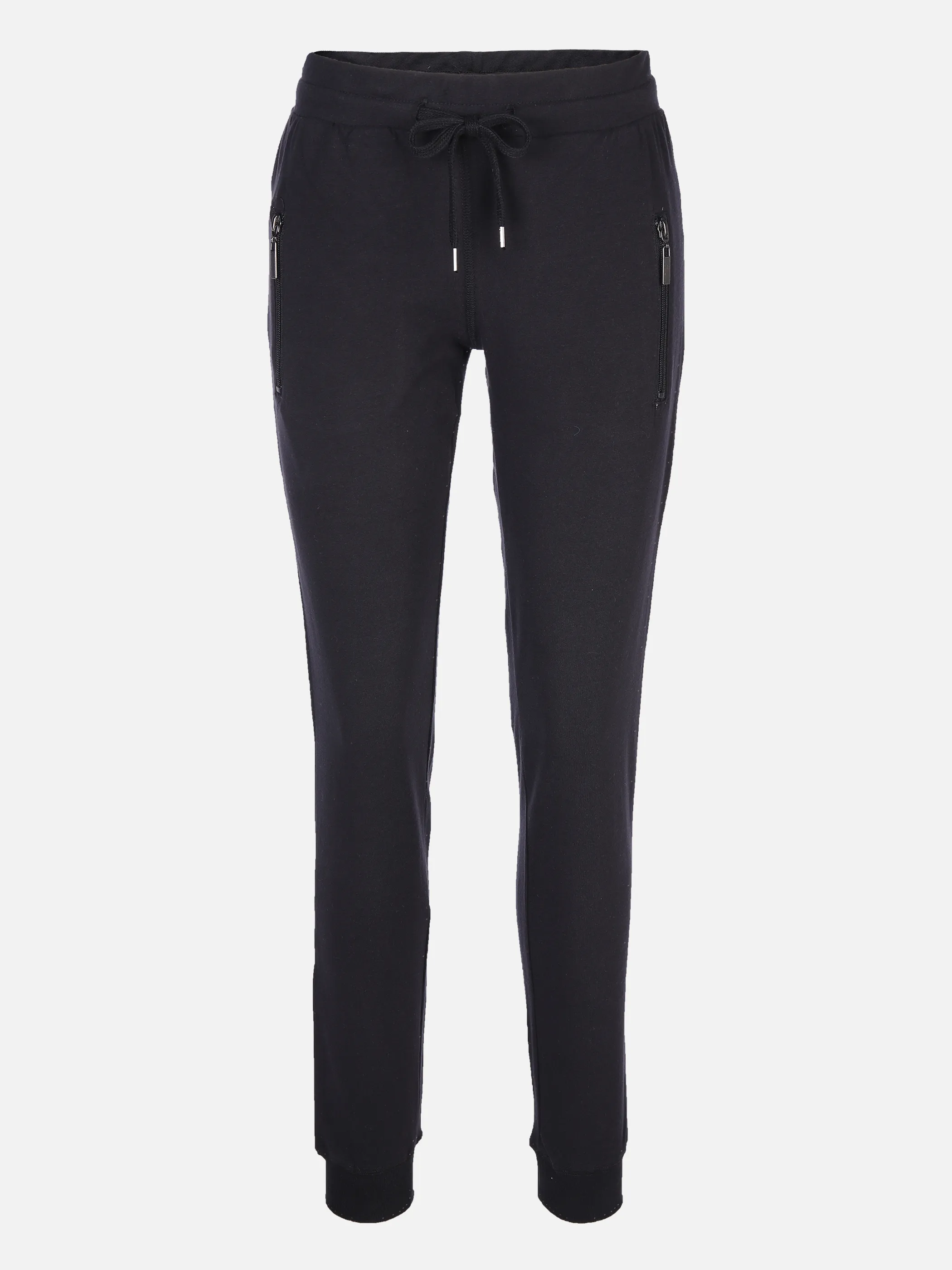 Grinario Sports Da-Jogginghose, m. Bündchen u. RV-Taschen Schwarz 838213 BLACK 1